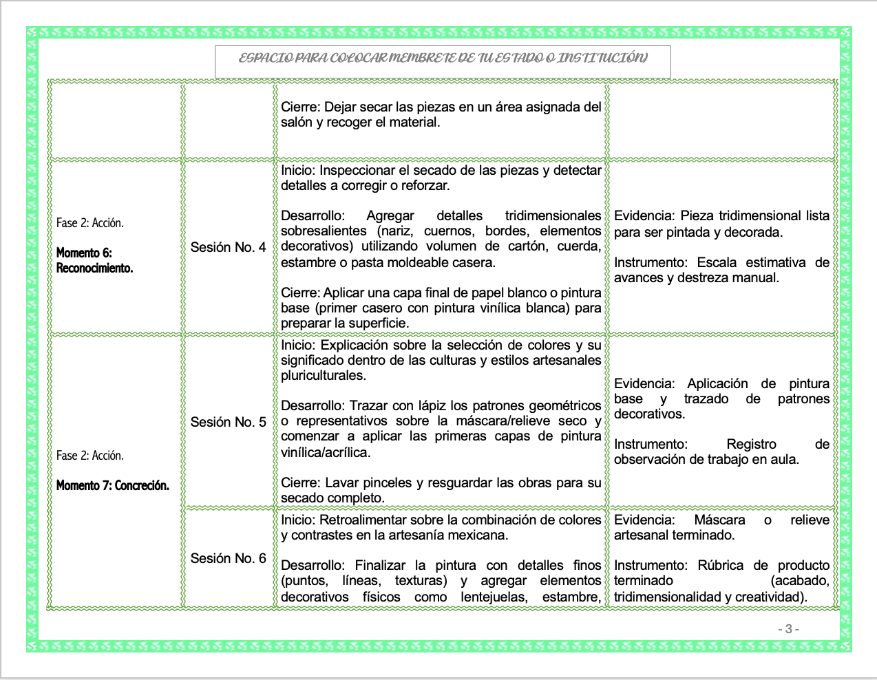 Paquete de Planeaciones anuales, Secundaria, Disciplina Artes III 8 Paquete de Planeaciones anuales, Secundaria, Disciplina Artes III - Imagen 8