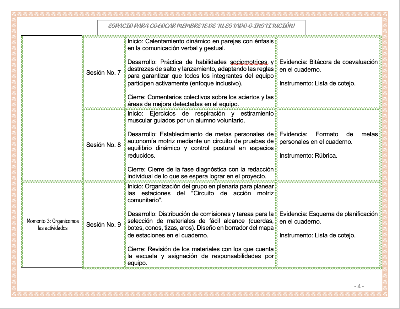 Paquete de Planeaciones anuales, Secundaria, Disciplina Educación Física III 9 Paquete de Planeaciones anuales, Secundaria, Disciplina Educación Física III - Imagen 9