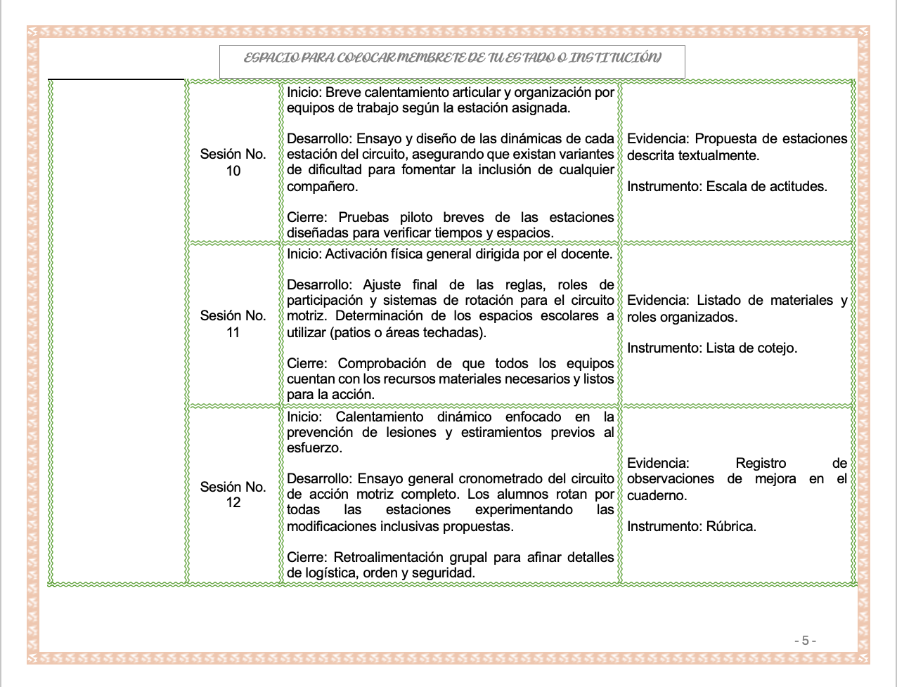 Paquete de Planeaciones anuales, Secundaria, Disciplina Educación Física III 10 Paquete de Planeaciones anuales, Secundaria, Disciplina Educación Física III - Imagen 10