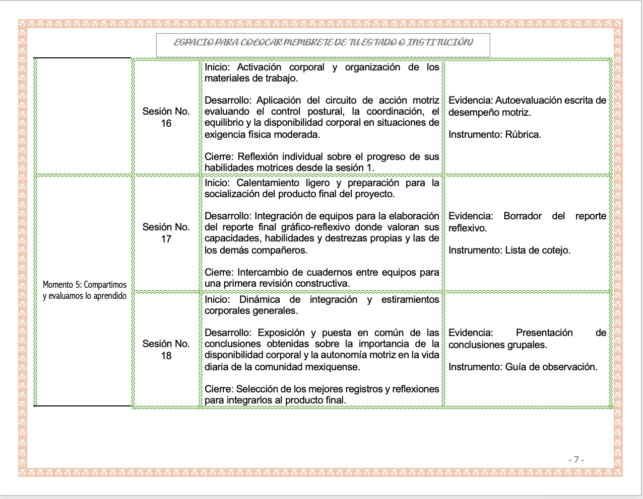 Paquete de Planeaciones anuales, Secundaria, Disciplina Educación Física III 12 Paquete de Planeaciones anuales, Secundaria, Disciplina Educación Física III - Imagen 12