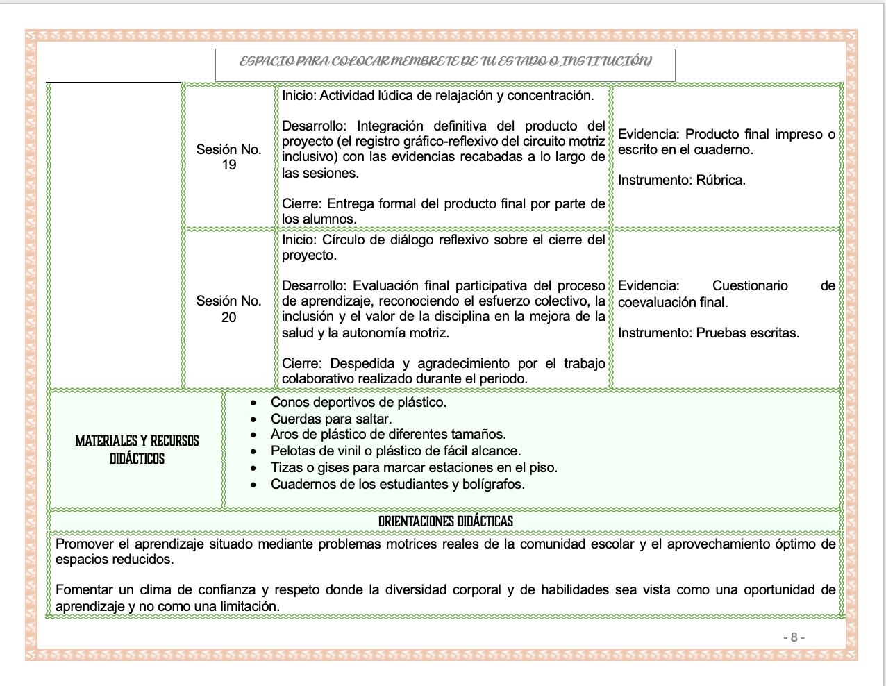 Paquete de Planeaciones anuales, Secundaria, Disciplina Educación Física III 13 Paquete de Planeaciones anuales, Secundaria, Disciplina Educación Física III - Imagen 13