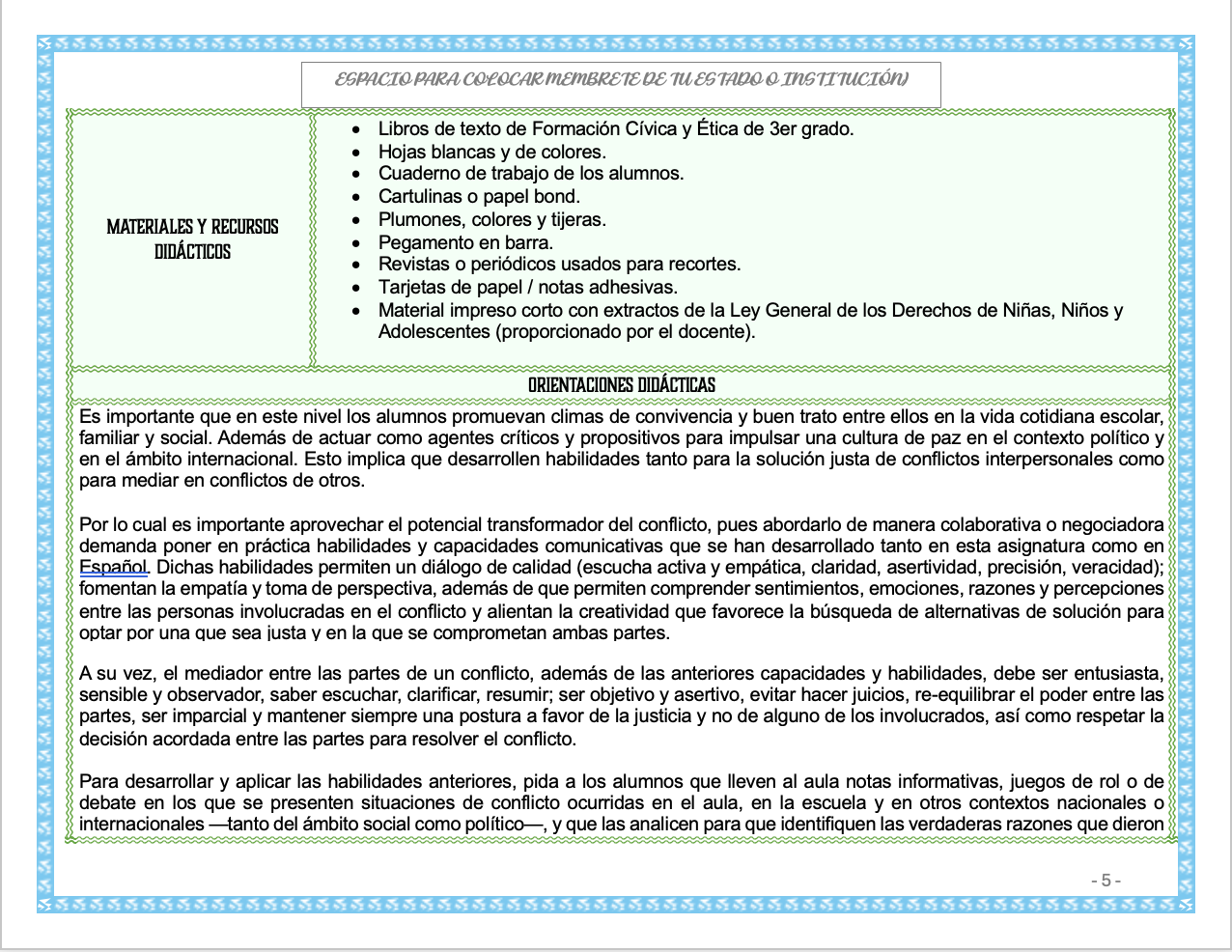 Paquete de Planeaciones anuales, Secundaria, Disciplina Formación Cívica y Ética III 10 Paquete de Planeaciones anuales, Secundaria, Disciplina Formación Cívica y Ética III - Imagen 10