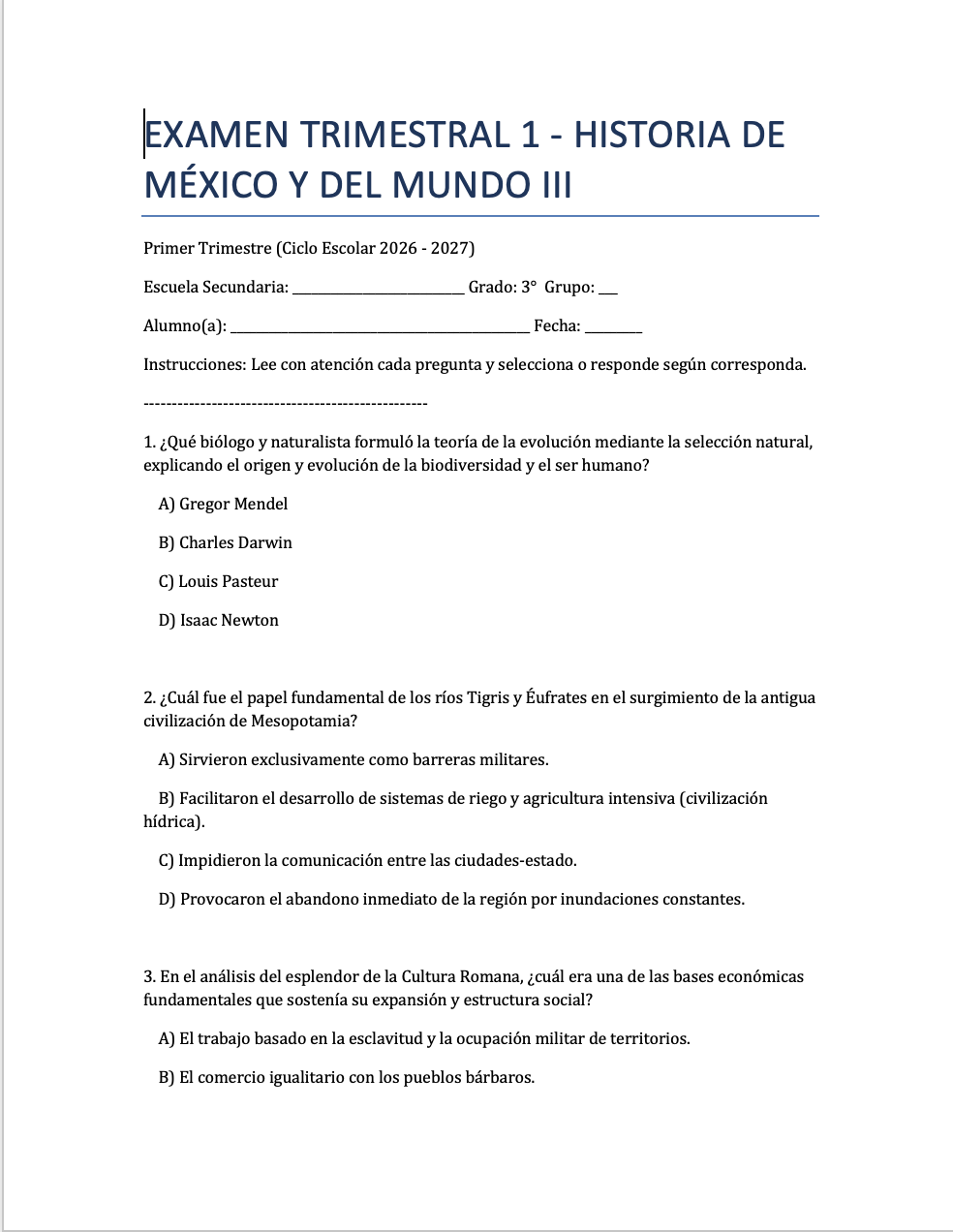 Paquete de Planeaciones anuales, Secundaria, Disciplina História III 8 Paquete de Planeaciones anuales, Secundaria, Disciplina História III - Imagen 8