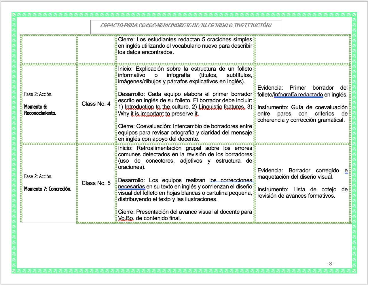Paquete de Planeaciones anuales, Secundaria, Disciplina Lengua Extranjera Inglés III 8 Paquete de Planeaciones anuales, Secundaria, Disciplina Lengua Extranjera Inglés III - Imagen 8