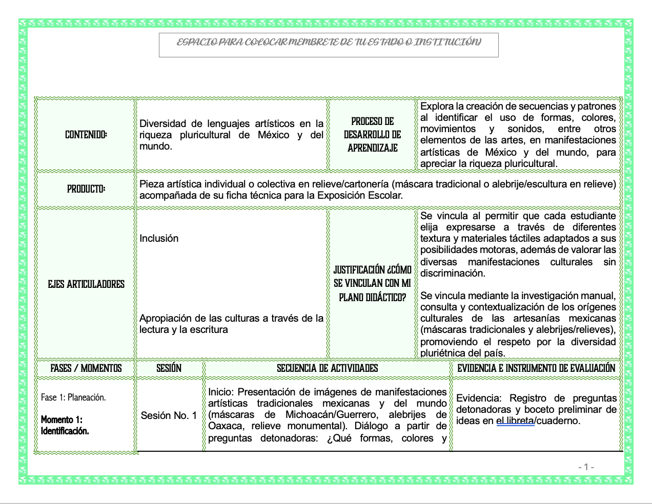 Paquete de Planeaciones anuales, Secundaria, Disciplina Artes II 6 Paquete de Planeaciones anuales, Secundaria, Disciplina Artes II - Imagen 6