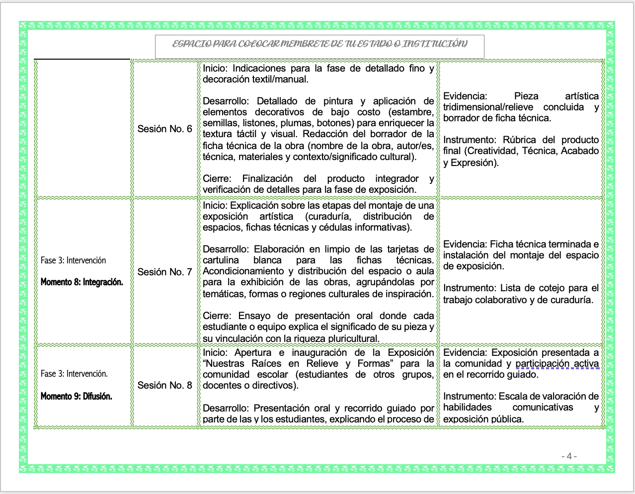 Paquete de Planeaciones anuales, Secundaria, Disciplina Artes II 7 Paquete de Planeaciones anuales, Secundaria, Disciplina Artes II - Imagen 7