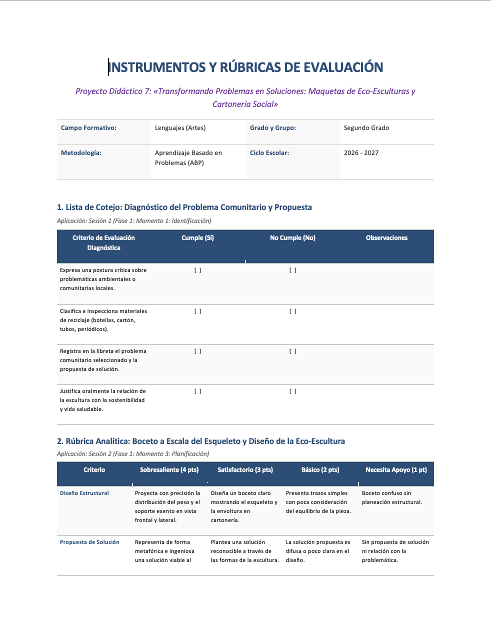 Paquete de Planeaciones anuales, Secundaria, Disciplina Artes II 12 Paquete de Planeaciones anuales, Secundaria, Disciplina Artes II - Imagen 12