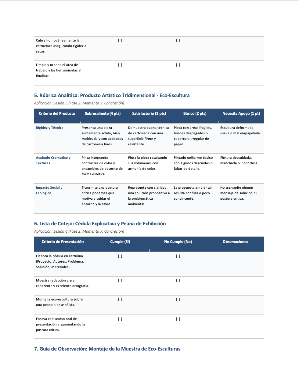 Paquete de Planeaciones anuales, Secundaria, Disciplina Artes II 14 Paquete de Planeaciones anuales, Secundaria, Disciplina Artes II - Imagen 14