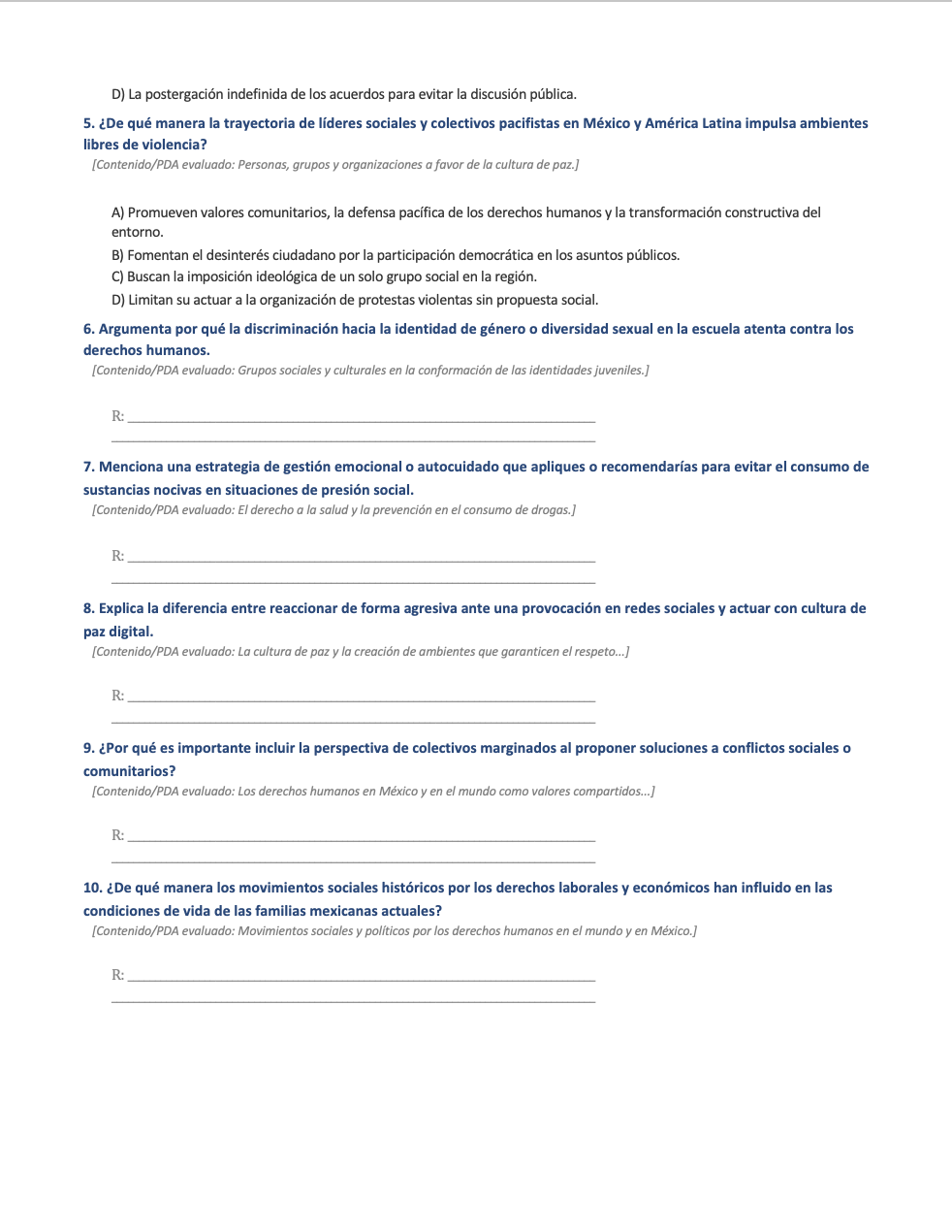 Paquete de Planeaciones anuales, Secundaria, Disciplina Formación Cívica y Ética II 15 Paquete de Planeaciones anuales, Secundaria, Disciplina Formación Cívica y Ética II - Imagen 15