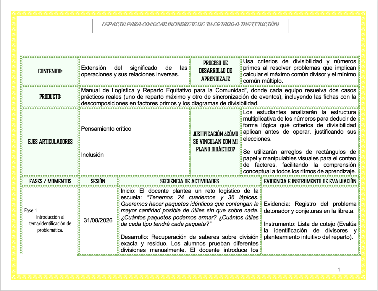 Paquete de Planeaciones anuales, Secundaria, Disciplina Matemáticas II 6 Paquete de Planeaciones anuales, Secundaria, Disciplina Matemáticas II - Imagen 6