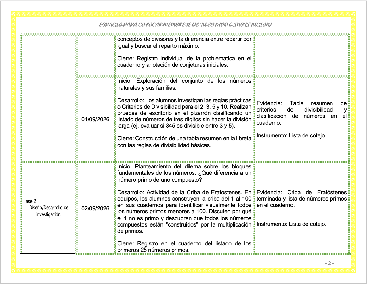 Paquete de Planeaciones anuales, Secundaria, Disciplina Matemáticas II 7 Paquete de Planeaciones anuales, Secundaria, Disciplina Matemáticas II - Imagen 7