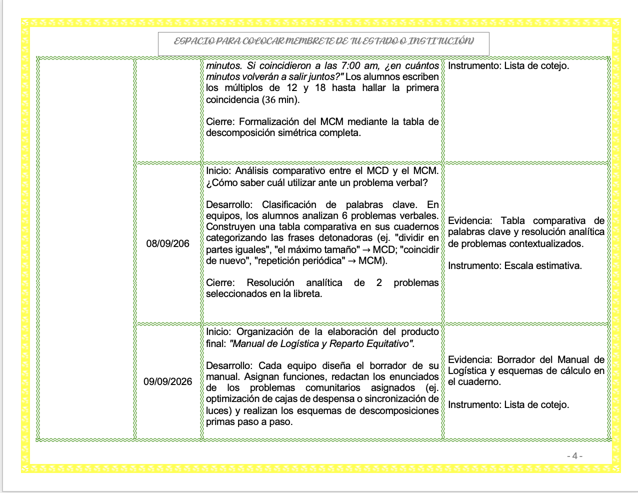 Paquete de Planeaciones anuales, Secundaria, Disciplina Matemáticas II 9 Paquete de Planeaciones anuales, Secundaria, Disciplina Matemáticas II - Imagen 9