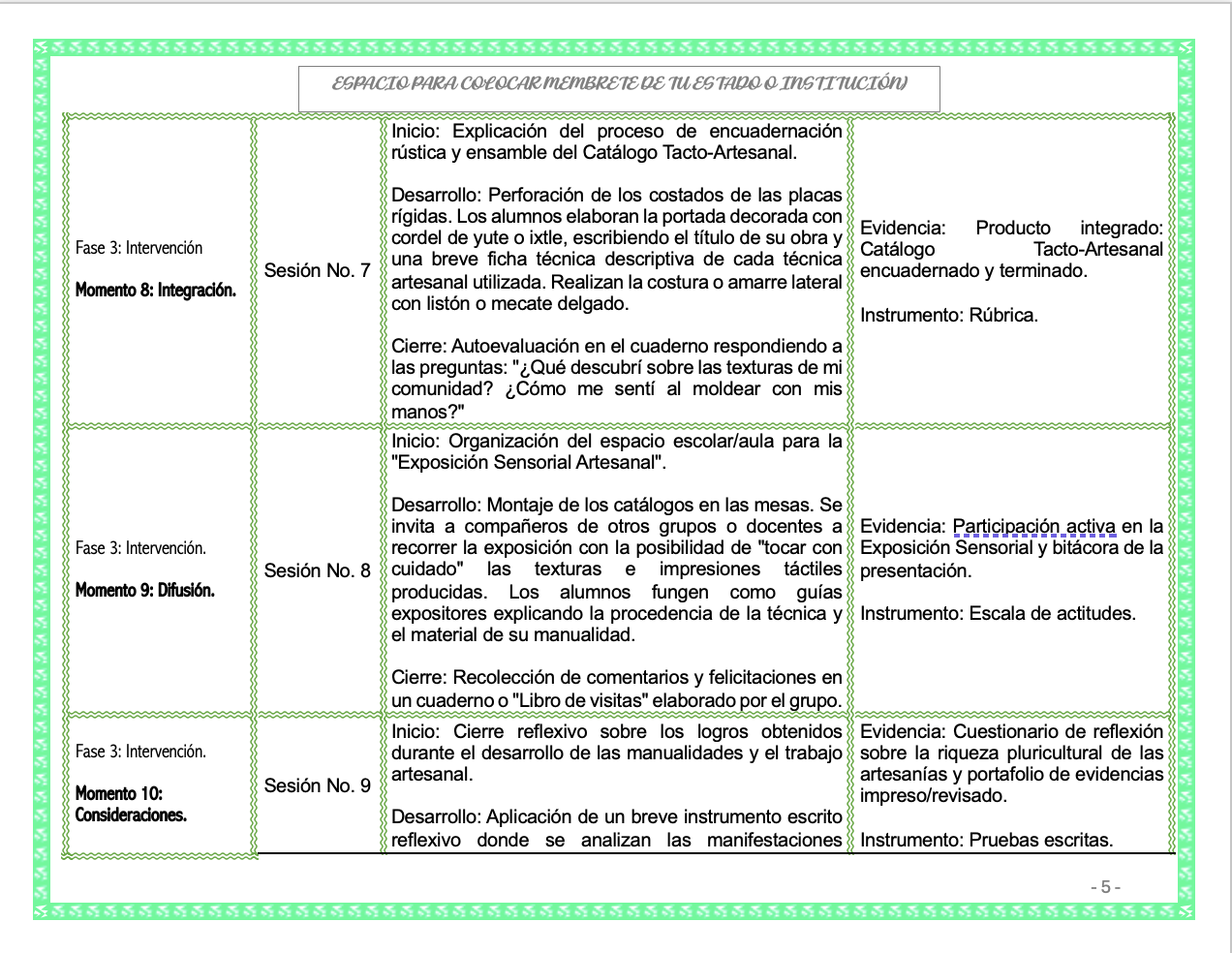 Paquete de Planeaciones anuales, Secundaria, Disciplina Artes I 10 Paquete de Planeaciones anuales, Secundaria, Disciplina Artes I - Imagen 10