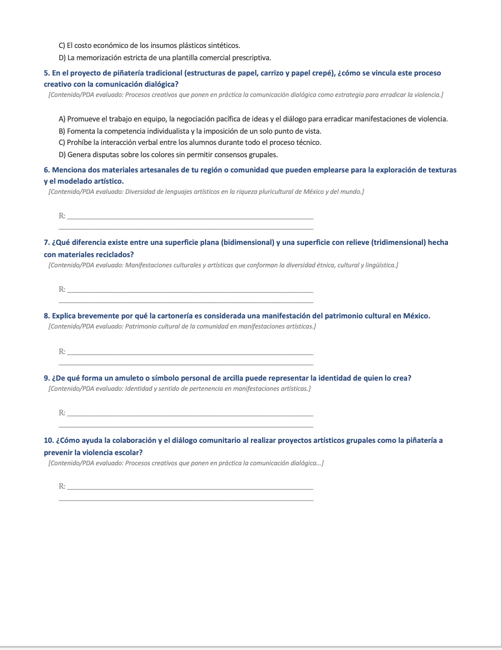 Paquete de Planeaciones anuales, Secundaria, Disciplina Artes I 17 Paquete de Planeaciones anuales, Secundaria, Disciplina Artes I - Imagen 17