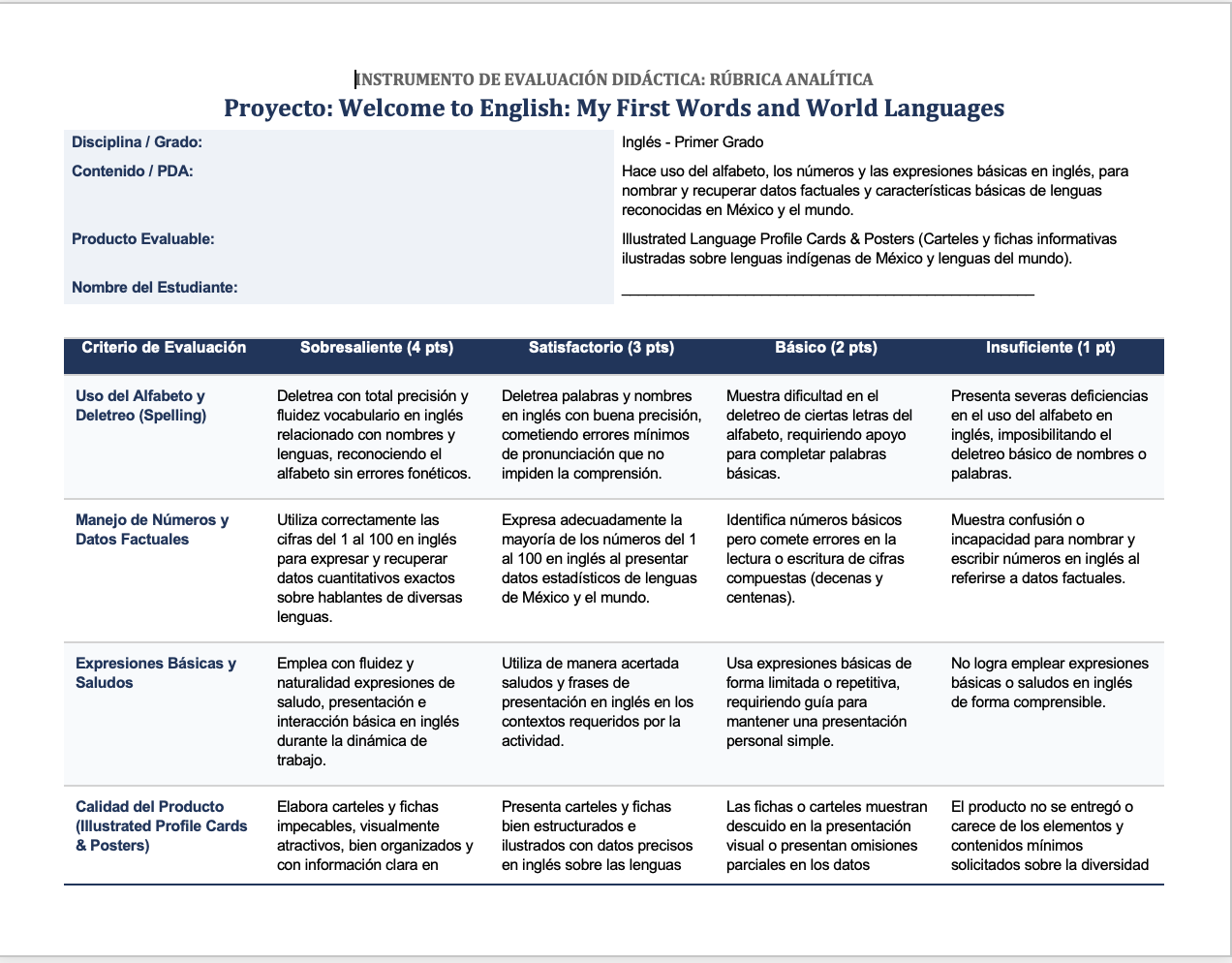 Paquete de Planeaciones anuales, Secundaria, Disciplina Lengua Extranjera Inglés I 12 Paquete de Planeaciones anuales, Secundaria, Disciplina Lengua Extranjera Inglés I - Imagen 12