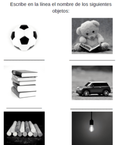 Un collage de imágenes de juguetes y coches, incentivando la ACTIVIDAD 