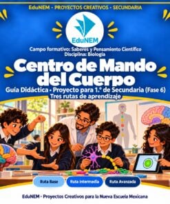 Centro de Mando del Cuerpo | EduNEM Biología Secundaria 1.º | 10 sesiones y 3 rutas de aprendizaje