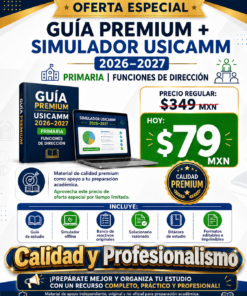 Guía + Simulador Promoción Horizontal USICAMM 2026–2027 | Educación Primaria | Funciones de Dirección
