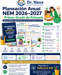 Planeacion Anual NEM 2026 2027 Primer Grado Primaria