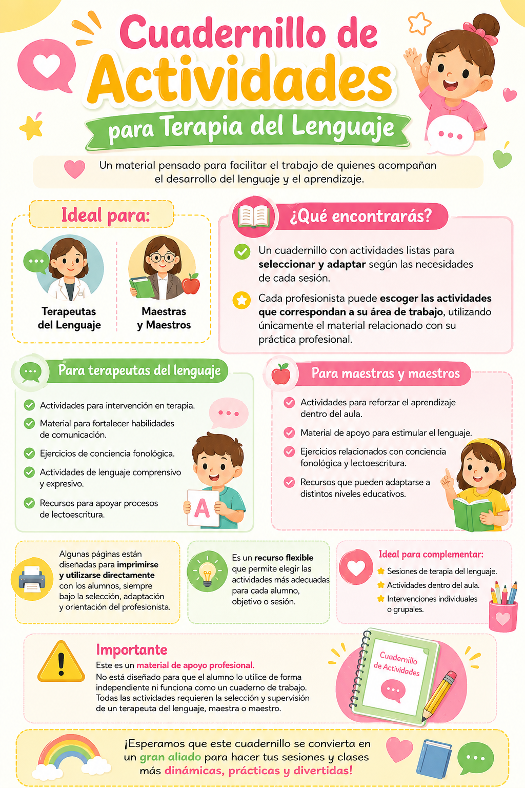 Cuadernillo de actividades para terapia de lenguaje 4 Cuadernillo de actividades para terapia de lenguaje - Image 4