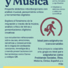 Proyecto educativo: migración, canciones y tecnologías digitales 5 Cartel que promueve un proyecto interdisciplinar sobre migración y música, haciendo hincapié en el análisis musical, las herramientas digitales y las habilidades sociales. Incluye los beneficios del curso, temas e iconos de aprendizaje y características del proyecto.