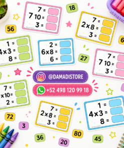Cartas matemática ¡Búsqueda de resultados! | Tablas de multiplicar 3 ChatGPT Image Jul 20 2026 12 08 33 PM