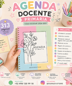 Agenda maestra FLOR primaria 2026-2027 4 ChatGPT Image Jun 14 2026 01 56 03 PM