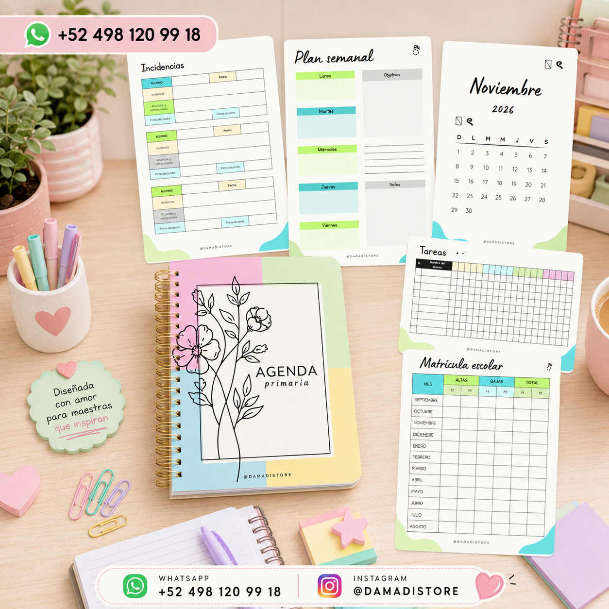 Agenda maestra FLOR primaria 2026-2027 3 Agenda maestra FLOR primaria 2026-2027 - Image 3