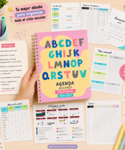 Agenda docente LETRAS primaria 2026-2027 3 ChatGPT Image Jun 14 2026 09 02 40 AM