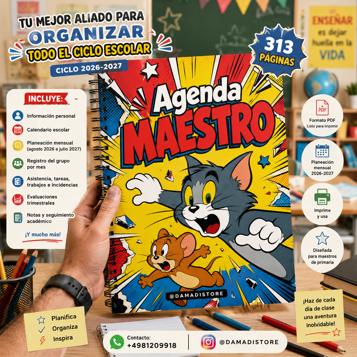 Agenda maestro TOM primaria 2026-2027 1 Agenda maestro TOM primaria 2026-2027