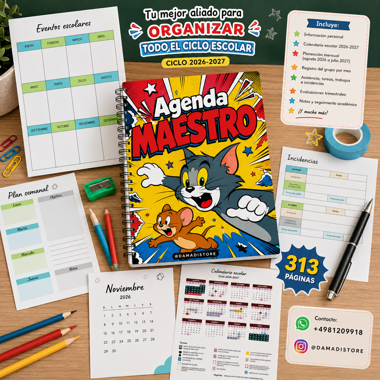 Agenda maestro TOM primaria 2026-2027 2 Agenda maestro TOM primaria 2026-2027 - Image 2