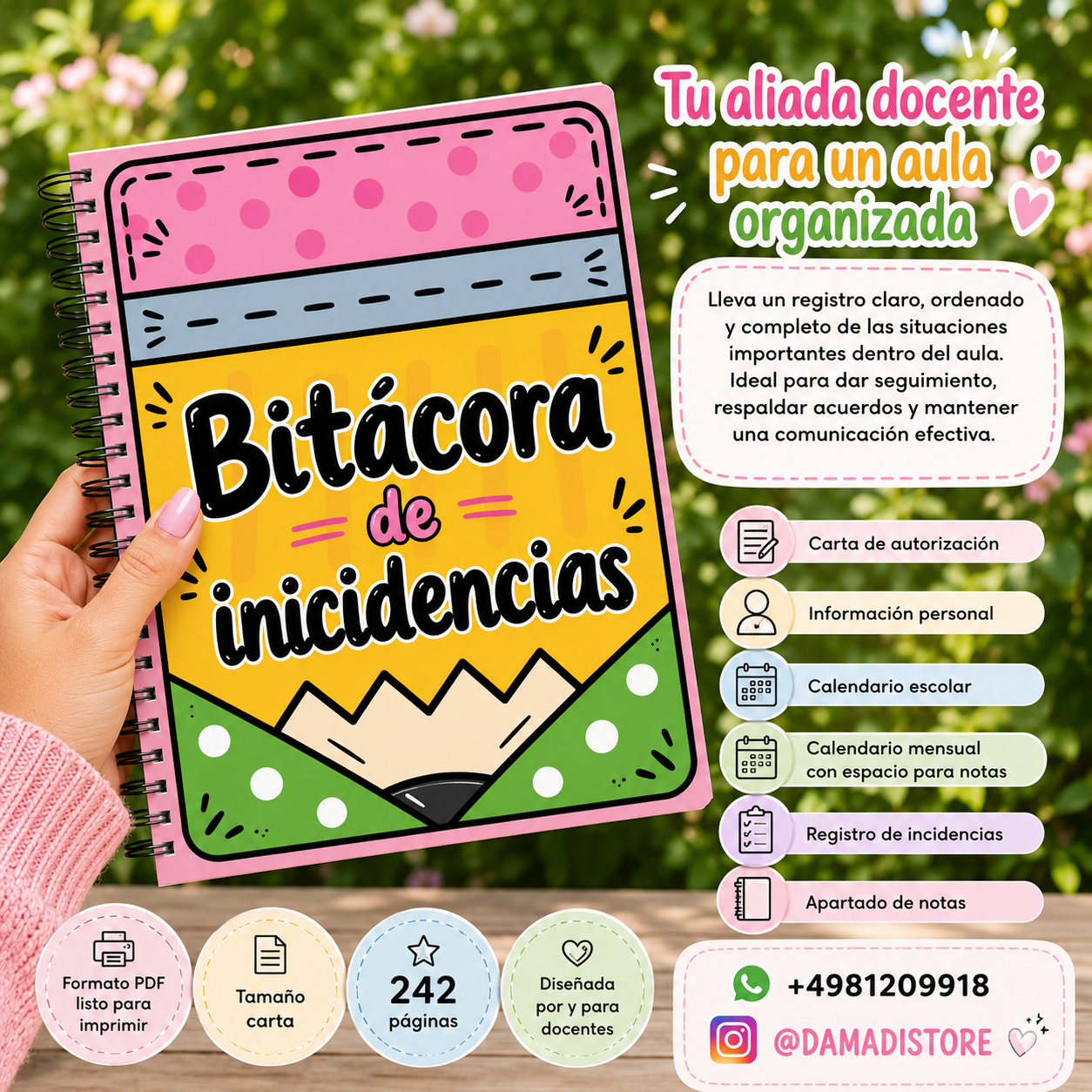 Bitácora incidencias LÁPIZ ciclo 2026-2027 3 Bitácora incidencias LÁPIZ ciclo 2026-2027 - Image 3
