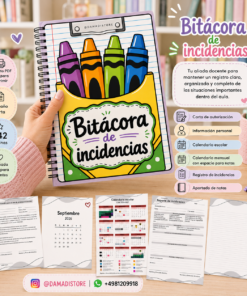 Incidencias bitácora CRAYÓN docente 26-27