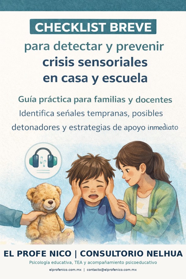Checklist breve para detectar crisis sensoriales 1 Checklist breve para detectar crisis sensoriales
