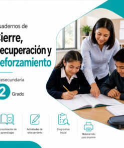 Cuadernos de Cierre, Recuperación y Reforzamiento 2026-2027 2° Telesecundaria | Material Digital NEM