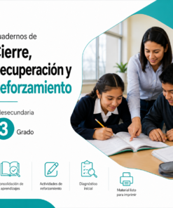 Cuadernos de Cierre, Recuperación y Reforzamiento 2026-2027 3° Telesecundaria | Material Digital NEM