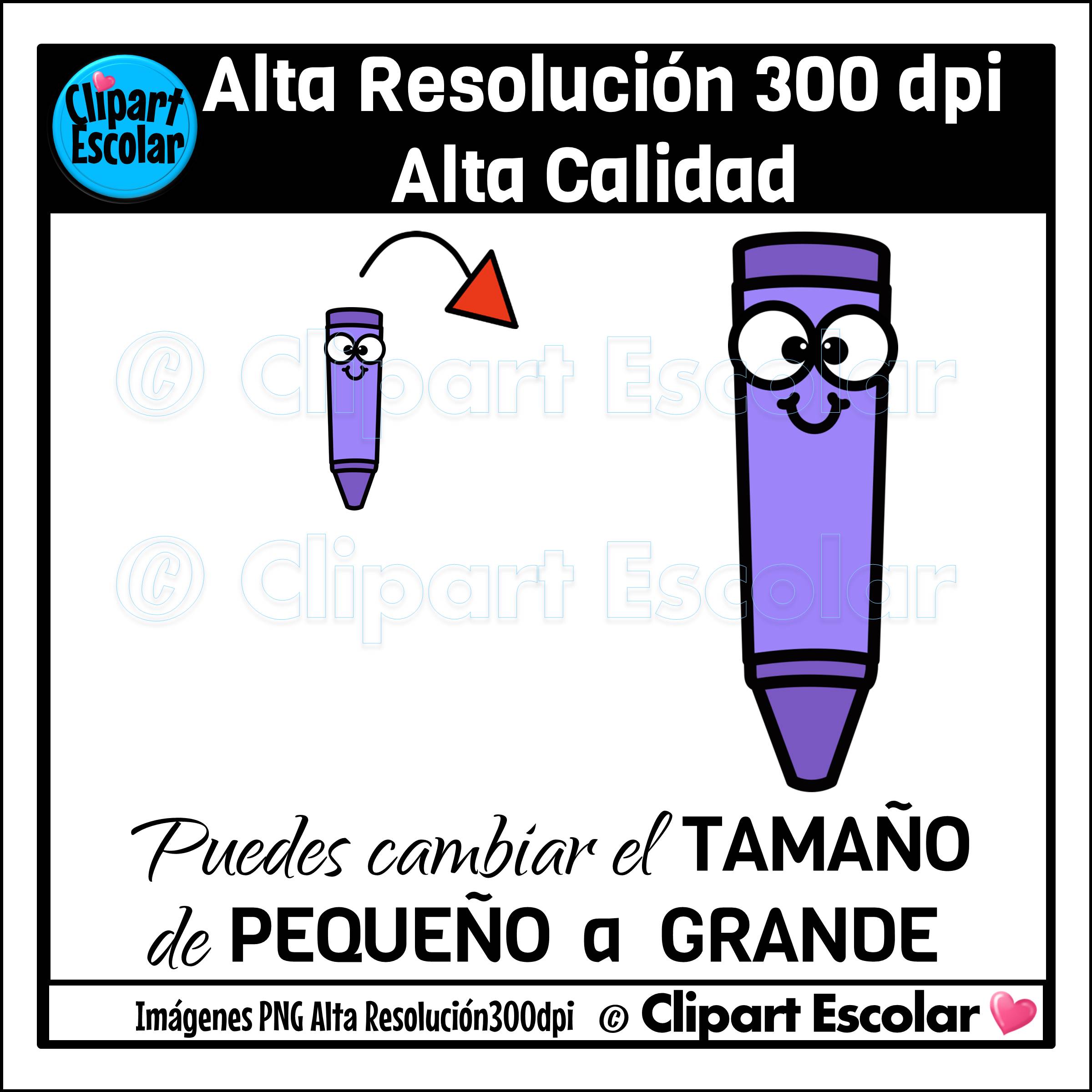 GRATIS Crayones Caras Clipart Escolar 4 GRATIS Crayones Caras Clipart Escolar - Imagen 4
