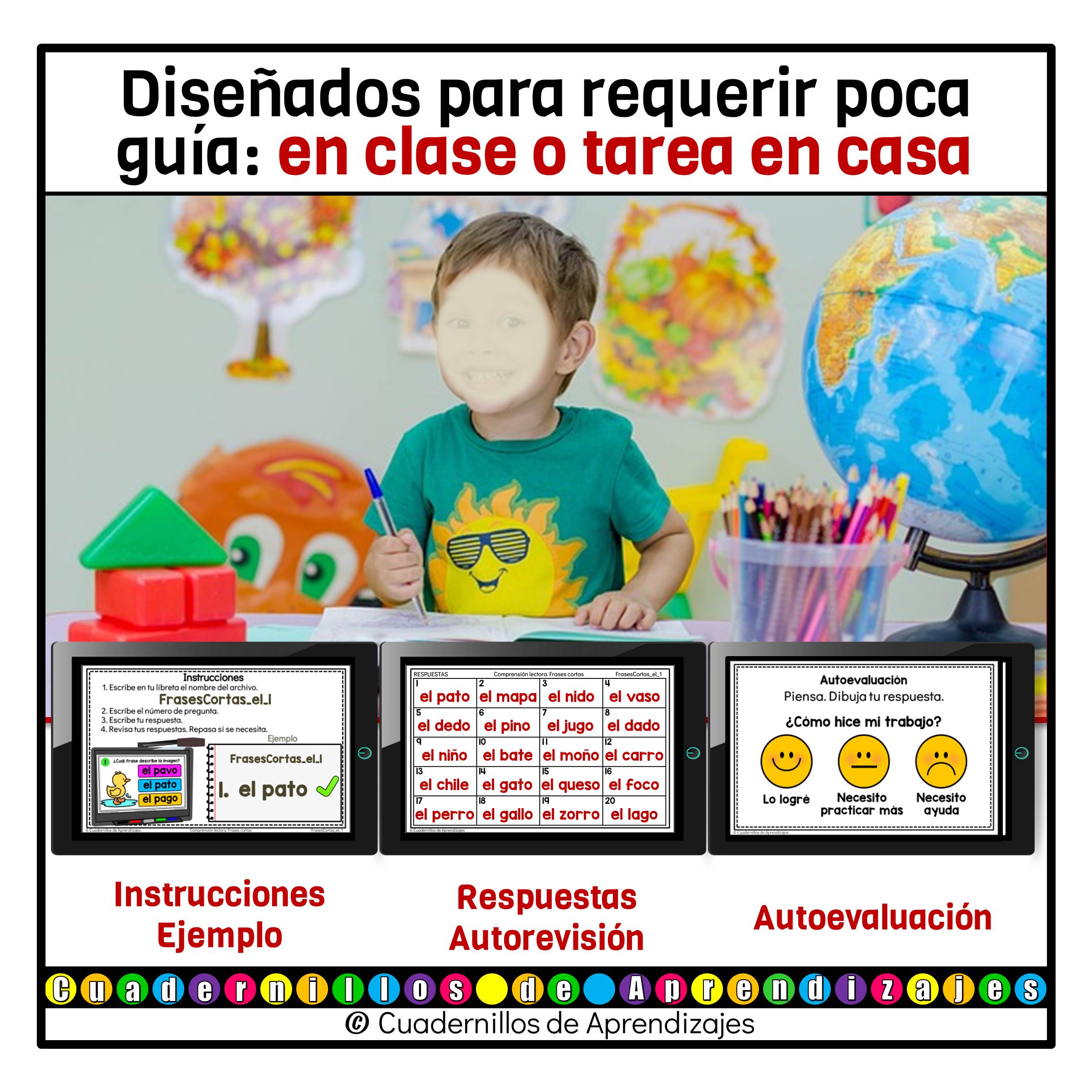 Lectura Frases Cortas Comprensión Lectora Español Primer Grado Primaria Fichas Digitales 5 Lectura Frases Cortas Comprensión Lectora Español Primer Grado Primaria Fichas Digitales - Image 5