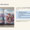 Actividad 3, lectura intercultural: libro ilustrado con niños indígenas y animales del bosque, con preguntas sobre el folclore mexicano.