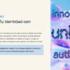 Cuadernillo de Trabajo de Español 2° de Secundaria NEM 38 Actividad «Dibuja tu identidad con palabras»: instrucciones para rellenar una silueta con conceptos sobre ti y texto en 3D: innovador, único.