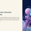 Cuadernillo de Trabajo de Español 2° de Secundaria NEM 45 Contenido educativo sobre creaciones literarias tradicionales con esferas flotantes y formas abstractas sobre fondo oscuro.