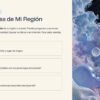 Cuadernillo de Trabajo de Español 2° de Secundaria NEM 42 Ficha educativa «Leyendas de mi región», con instrucciones para investigar tres mitos y una ilustración surrealista y etérea.