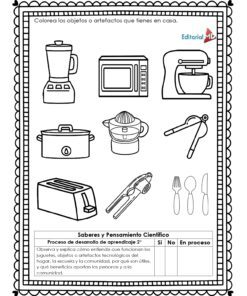 La hoja de trabajo en blanco y negro del 