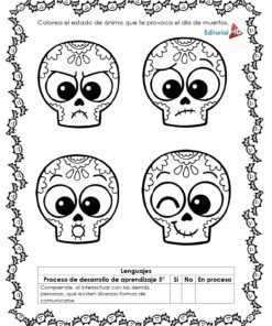 Planeación Artesanía del Día de Muertos para Preescolar 18 Cuadernillo de trabajo page 0004 38