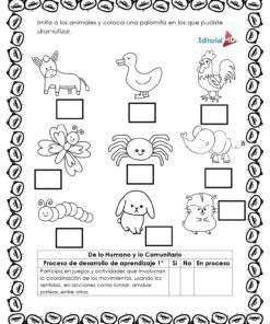 Cuadernillo de Trabajo para Conocer a los Animales 8 El