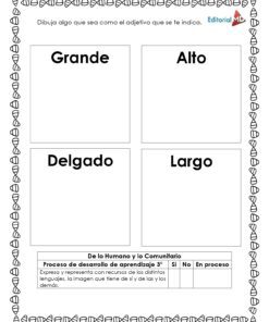 Cuadernillo de Trabajo para trabajar la Descripción 8 El