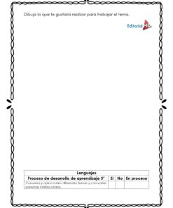 Planeación Medimos el Tiempo para Preescolar 16 Página con borde decorativo, título