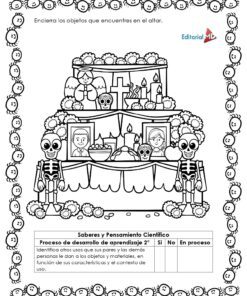 Planeación Elementos en el Altar de Muertos para Preescolar 15 Cuadernillo de trabajo page 0006 22