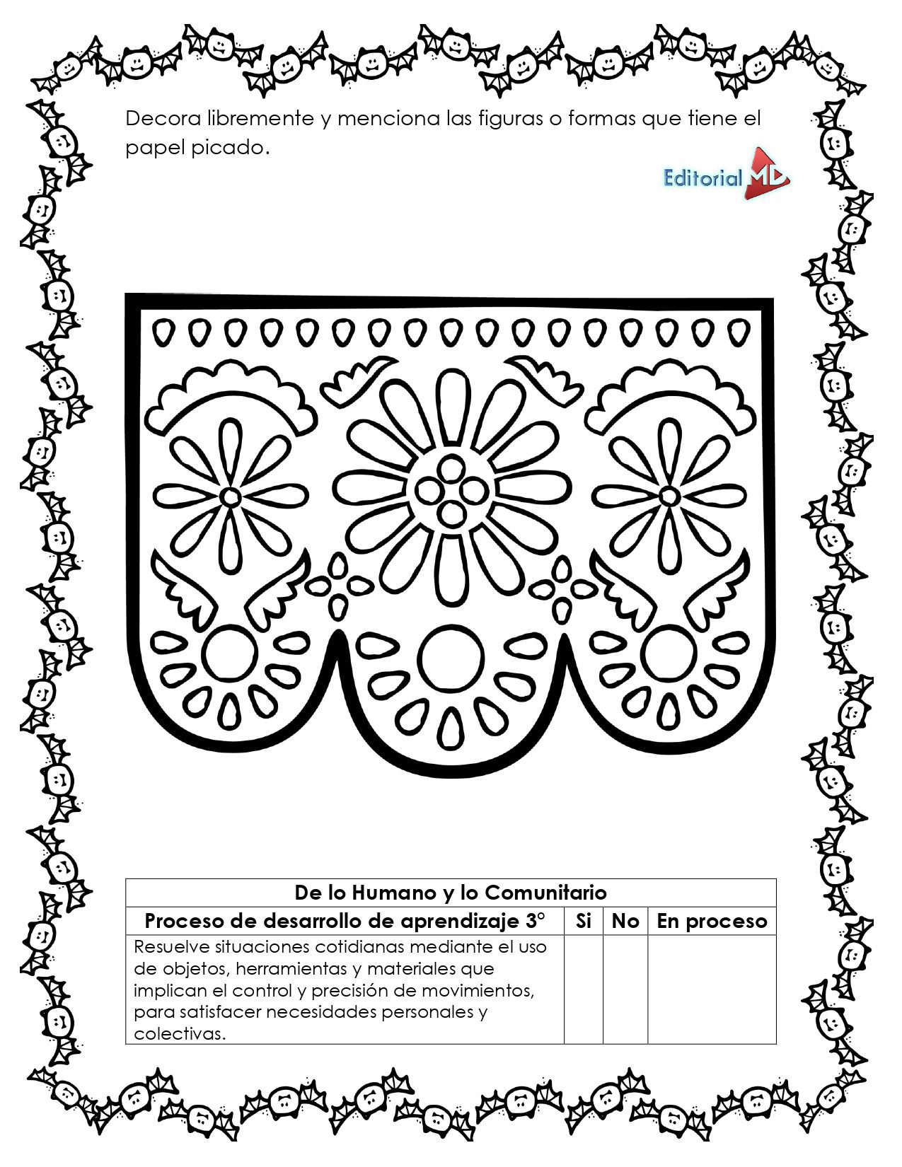 Planeación Artesanía del Día de Muertos para Preescolar 10 Planeación Artesanía del Día de Muertos para Preescolar - Image 10