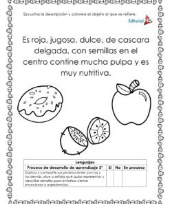 Cuadernillo de Trabajo para trabajar la Descripción 10 La hoja de trabajo